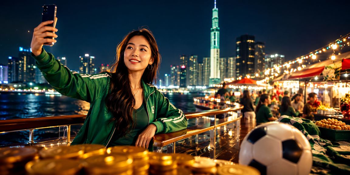 Người dùng TP. Hồ Chí Minh đặt cược bóng đá tại chợ đêm và nhập mã voucher trên điện thoại