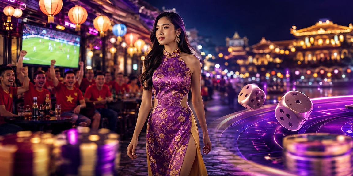 Người dùng Huế tham gia trò chơi tài xỉu tại chợ đêm và sử dụng voucher ưu đãi trực tuyến